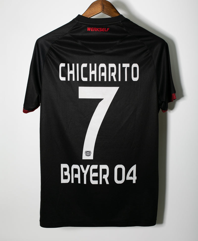 Bayer Leverkusen 2016-17 Chicharito Home Fan Shirt (S)