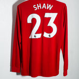 Manchester United 2017-18 Shaw Long Sleeve Home Kit (L)
