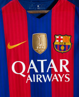 Barcelona 2016-17 Messi Home Kit (L)