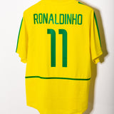 Brazil 2002 Ronaldinho Home Kit (L)