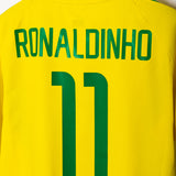 Brazil 2002 Ronaldinho Home Kit (L)