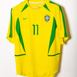 Brazil 2002 Ronaldinho Home Kit (L)