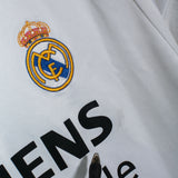 Real Madrid 2004-05 Beckham Long Sleeve Home Kit (XL)