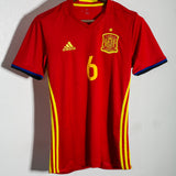 Spain 2016 Iniesta Home Kit (S)