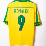 Brazil 1998 Ronaldo Home Kit (L)