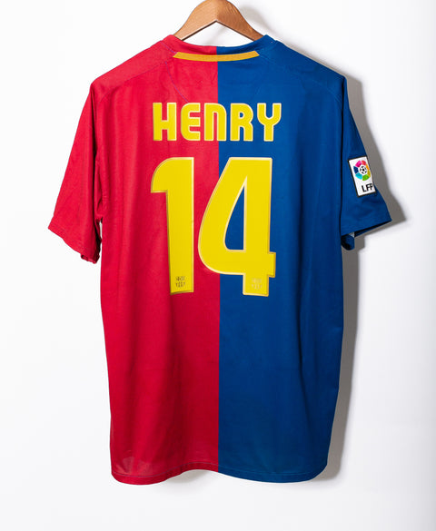 Barcelona 2008-09 Henry Home Kit (XL)