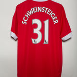 Man United 2015-16 Schweinsteiger Home Kit (XL)