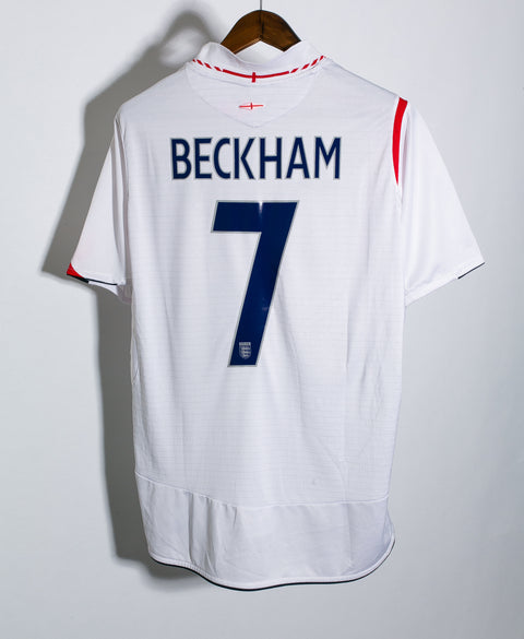 England 2006 Beckham Home Kit (L)