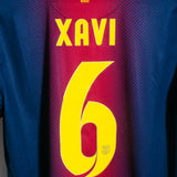 Barcelona 2012-13 Xavi Home Kit (L)