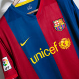 Barcelona 2006-07 Ronaldinho Home Kit (XL)