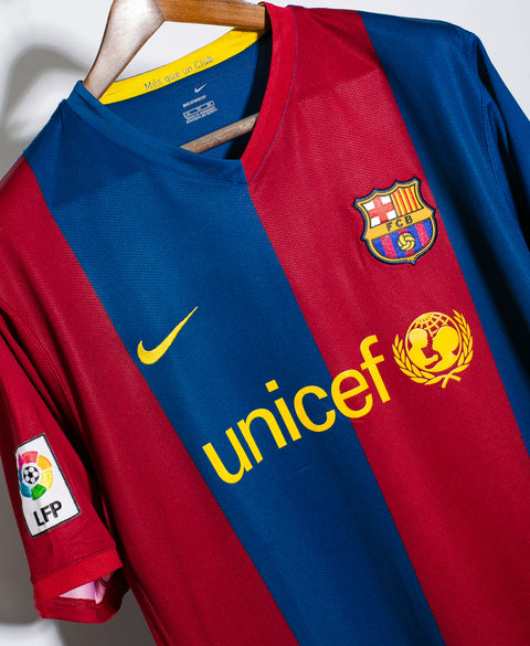 Barcelona 2006-07 Ronaldinho Home Kit (XL)