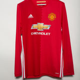 Man United 2016-17 Rashford Long Sleeve Home Kit (L)