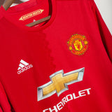 Man United 2016-17 Rashford Long Sleeve Home Kit (L)