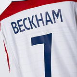 England 2004 Beckham Long Sleeve Home Kit (M)