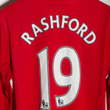 Man United 2016-17 Rashford Long Sleeve Home Kit (L)
