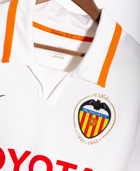 Valencia 2007-08 David Villa Home Kit (M)