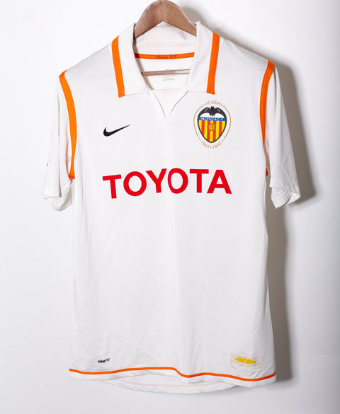 Valencia 2007-08 David Villa Home Kit (M)