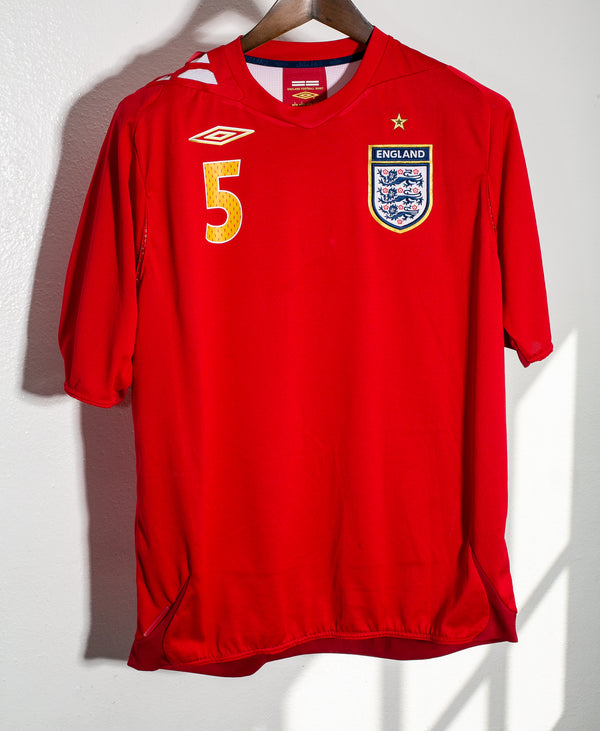 England 2006 Ferdinand Away Kit (L)