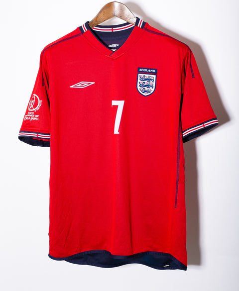 England 2002 Beckham Away Kit (L)