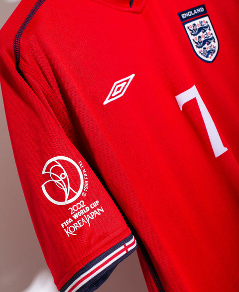 England 2002 Beckham Away Kit (L)