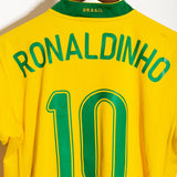 Brazil 2006 Ronaldinho Home Kit (M)