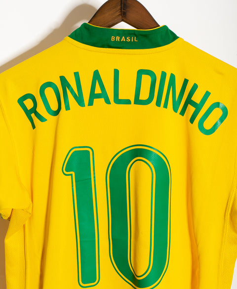 Brazil 2006 Ronaldinho Home Kit (M)