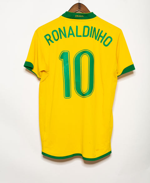 Brazil 2006 Ronaldinho Home Kit (M)