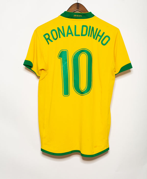 Brazil 2006 Ronaldinho Home Kit (M)
