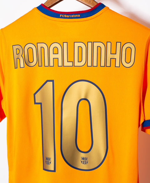 Barcelona 2006-07 Ronaldinho Away Kit (S)