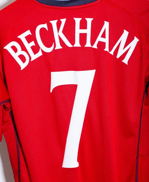 England 2002 Beckham Away Kit (L)