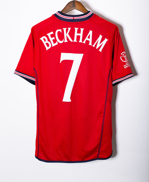 England 2002 Beckham Away Kit (L)