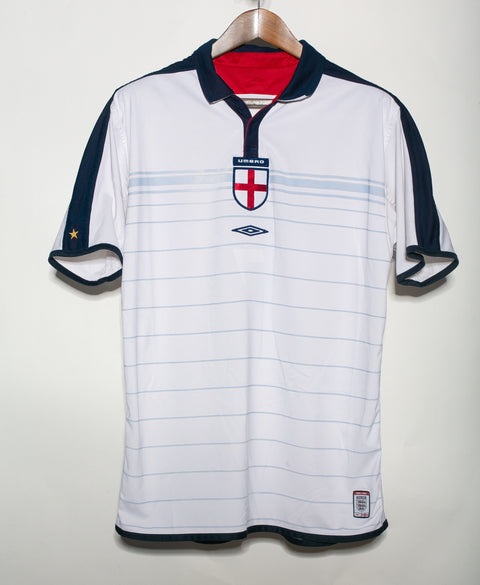 England 2004 Beckham Reversible Home Kit (L)