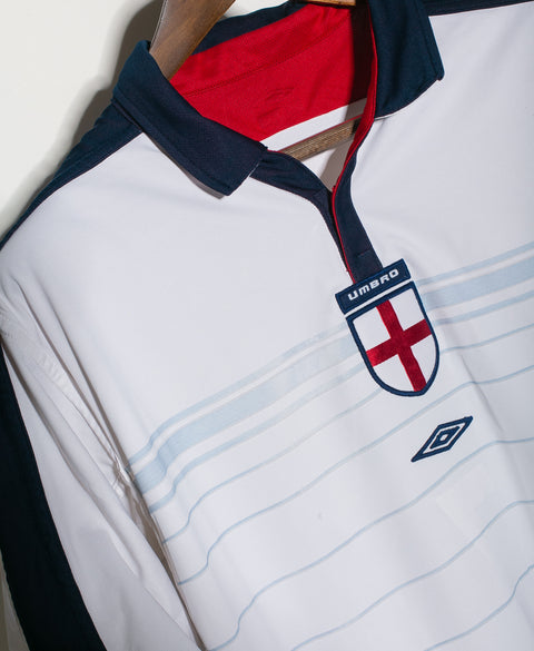 England 2004 Beckham Reversible Home Kit (L)