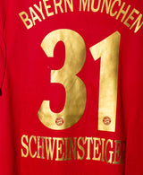 Bayern Munich 2012-13 Schweinsteiger Home Kit (XL)