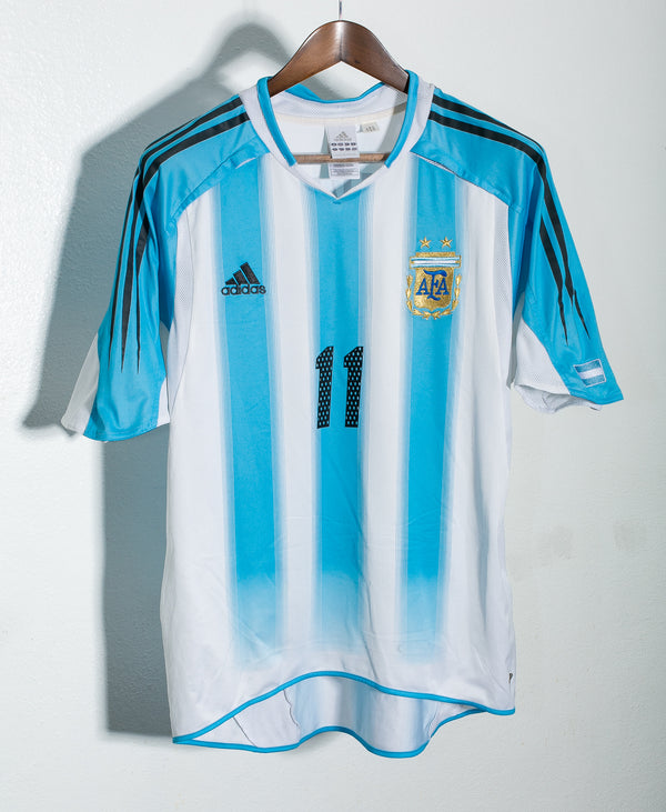 Argentina 2004 Tevez Home Kit (L)