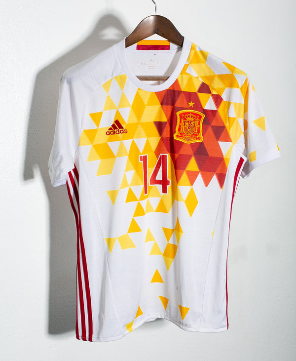 Spain 2016 Thiago Away Kit (M)