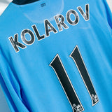 Manchester City 2014-15 Kolarov Long Sleeve Home Kit (M)