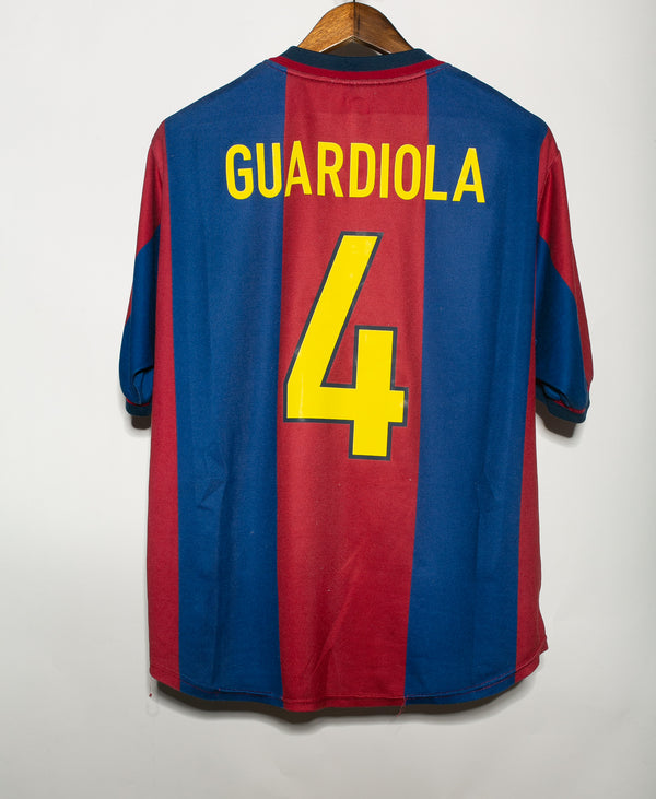 Barcelona 1998-99 Guardiola Home Kit (L)
