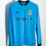 Manchester City 2014-15 Kolarov Long Sleeve Home Kit (M)