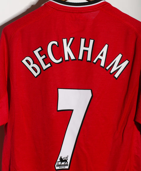 Man United 2000-02 Beckham Home Kit (L)