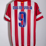 Atletico Madrid 2013-14 David Villa Home Kit (M)