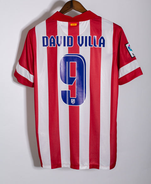 Atletico Madrid 2013-14 David Villa Home Kit (M)