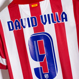 Atletico Madrid 2013-14 David Villa Home Kit (M)