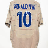 Barcelona 2003-04 Ronaldinho Away Kit (XL)