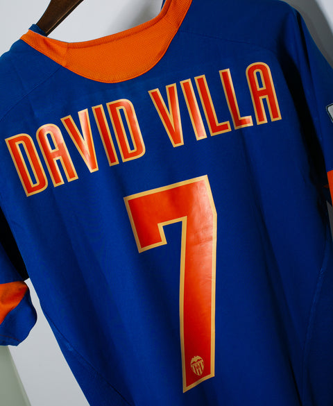 Valencia 2005-06 David Villa Away Kit (S)