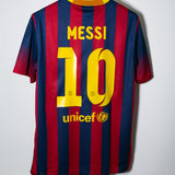 Barcelona 2013-14 Messi Home Kit (L)