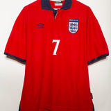 England 2000 Beckham Away Kit (L)