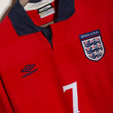 England 2000 Beckham Away Kit (L)