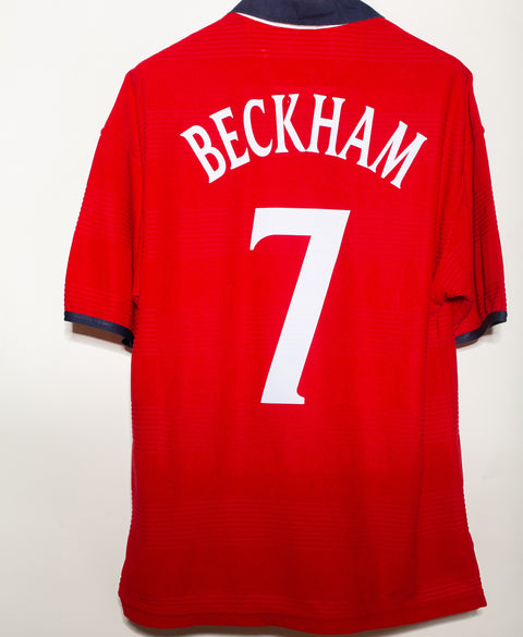 England 2000 Beckham Away Kit (L)