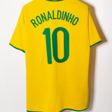 Brazil 2008 Ronaldinho Home Kit (XL)